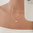 Kit Colar Amor Duplo – Corações Banhados em Ouro 18K e Prata 925