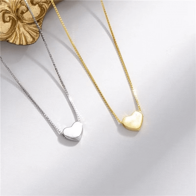 Kit Colar Amor Duplo – Corações Banhados em Ouro 18K e Prata 925